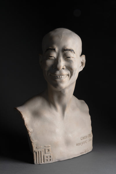 Jean MICH (1871-1932) Bust of 'Chih Fan' - Biscuit from the Susse Frères workshop, Art Deco period