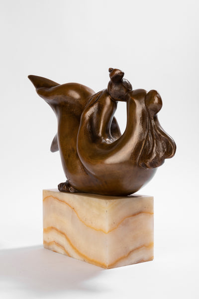 André BELO (1908-1976) - Maternité - Bronze - Collection's - Romain & Henri Hayat