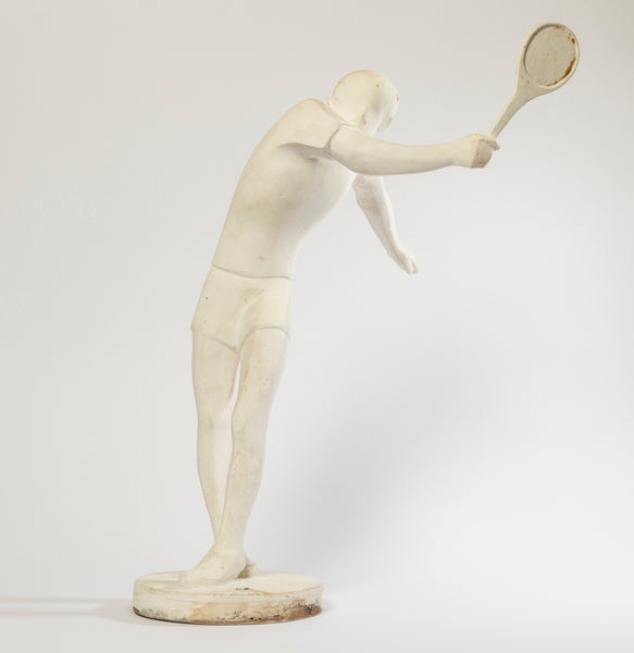 Ferdinand PARPAN (1902-2004) « Tennisman Au Revers». Plâtre d'Atelier. Vers 1960; - Collection's - Romain & Henri Hayat