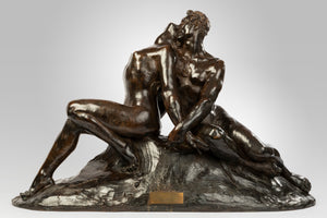 Félix BENNETEAU-DESGROIS (1879-1963)  ‘Etreinte’ - Bronze - Collection's - Romain & Henri Hayat