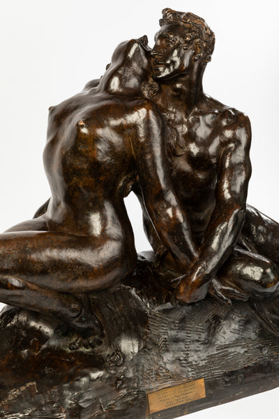 Félix BENNETEAU-DESGROIS (1879-1963)  ‘Etreinte’ - Bronze - Collection's - Romain & Henri Hayat