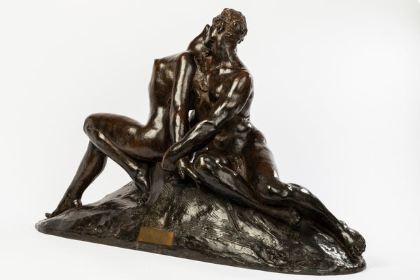 Félix BENNETEAU-DESGROIS (1879-1963)  ‘Etreinte’ - Bronze - Collection's - Romain & Henri Hayat