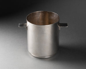 CHRISTOFLE & GALLIA - Silver-plated metal ice bucket 