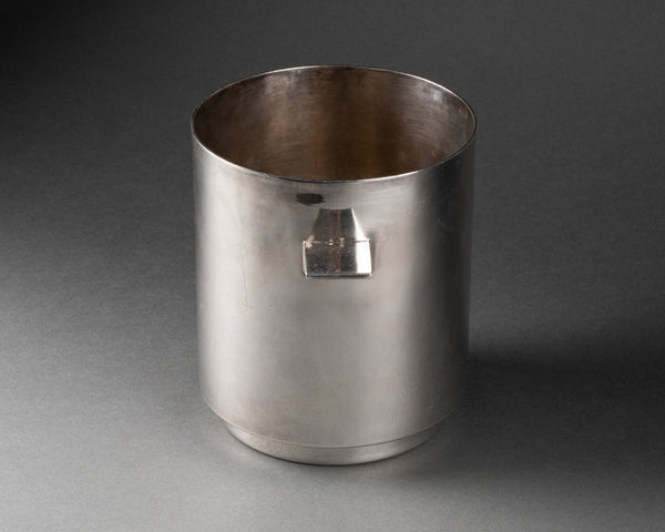 CHRISTOFLE & GALLIA - Silver-plated metal ice bucket 