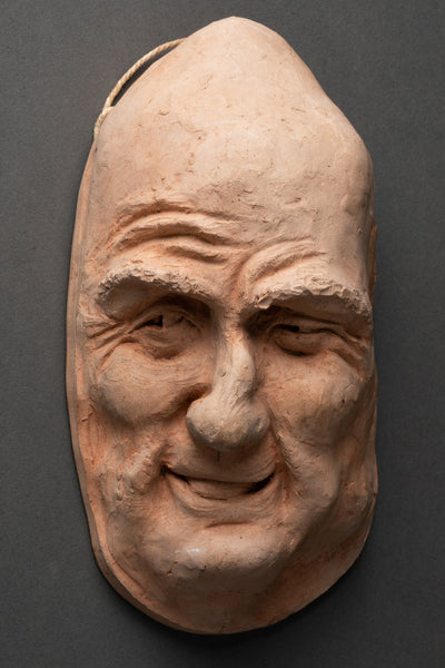 Gaston HAUCHECORNE (1880-1945) Tete de viellard. Epreuve originale en terre cuite.
