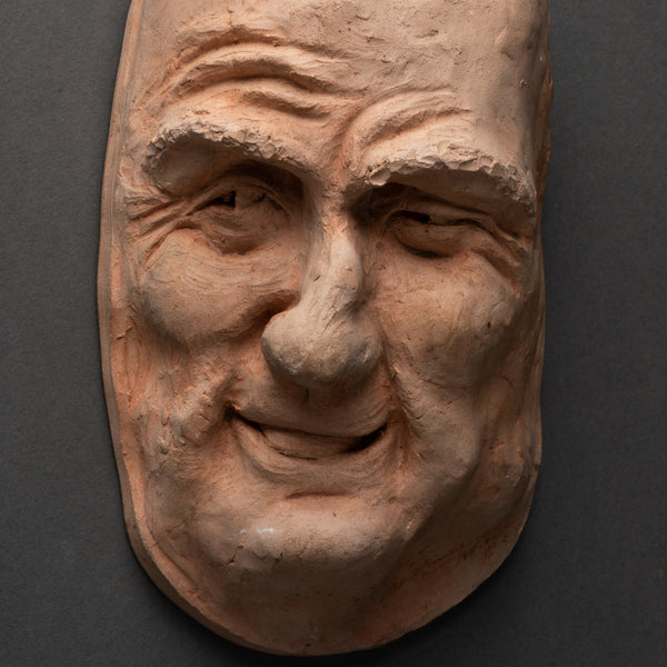 Gaston HAUCHECORNE (1880-1945) Old man’s head with a beard. Original terracotta.