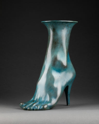 Yasumasa MORIMURA (1951-) 'Mon pied gauche' (1999) Bronze