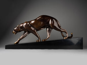 Maurice PROST (1894-1967) Panthère en Marche (grand modèle), Bronze, Susse Frères Editeurs Paris