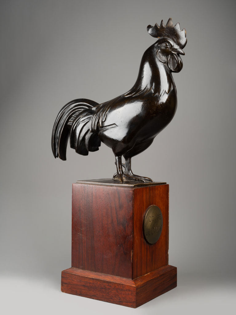 C. M. RISPAL - The Rooster - Patinated bronze.
